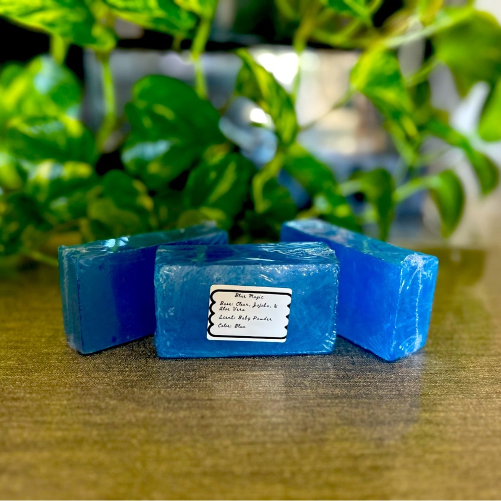“Blue Magic” - Blue Handmade Soap Bars